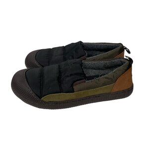 Staheekum Men's Puff Slip On Shoes Black Sz 12  Nylon Suede Water Repellent NEW